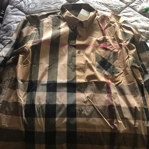 Men’s Burberry long sleeve button down